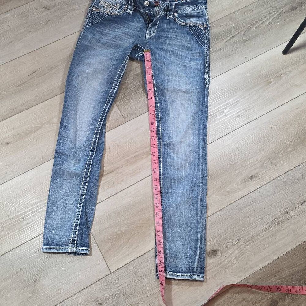 Rock Revival Yadra Ankle Skinny Jeans – Size 26 | Medium Wash | 27.5" Inseam - Picture 9 of 10